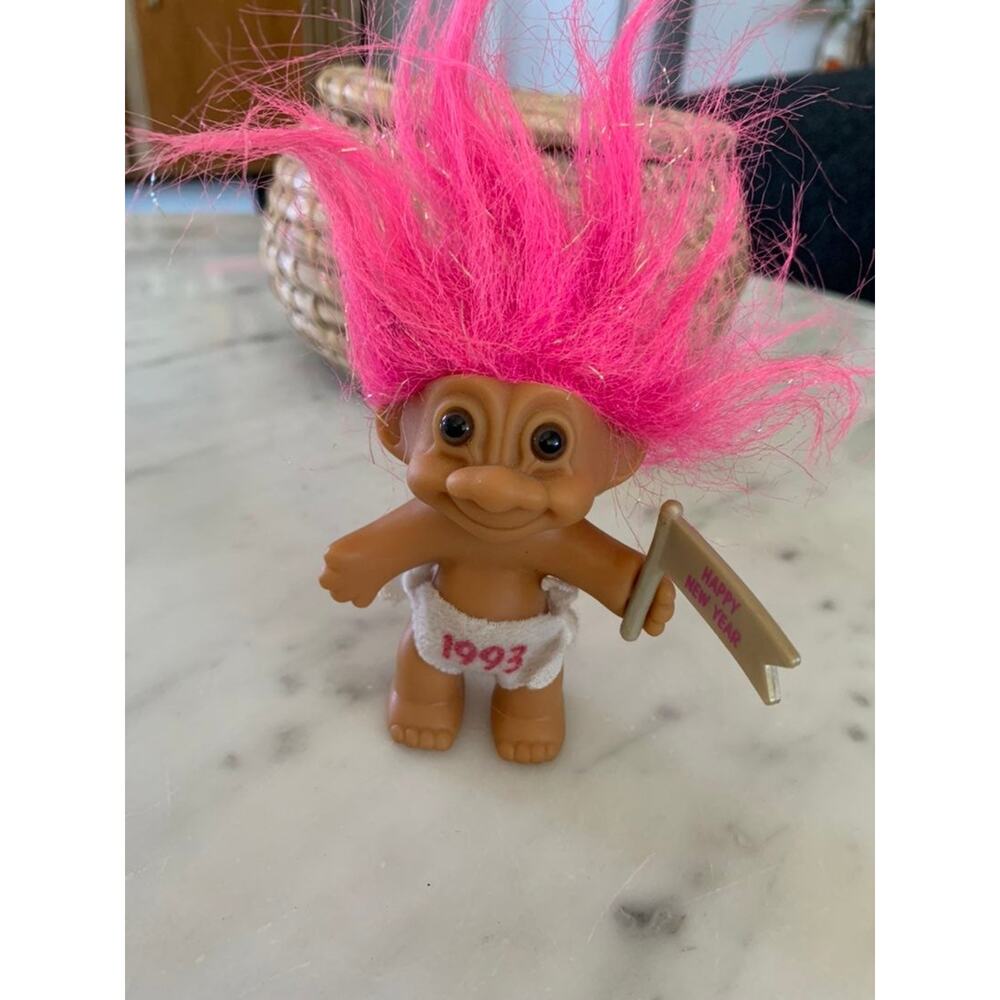 Vintage Happy New Year Troll 1993